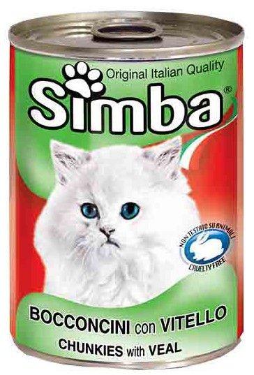 Պահածոյացված կեր կատուների  համար '' Simba''  415գ